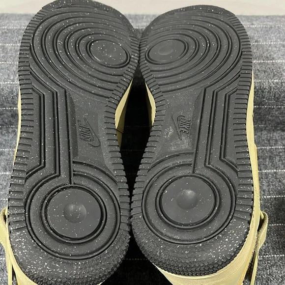 MEN'S NIKE AIR FORCE 1 MID '07 FB8881-200 NEUTRAL OLIVE / BLACK SIZE 14 - Picture 6 of 12